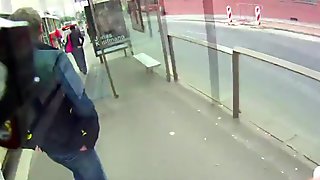 Fucking Glasses - Fucked for cash near the bus stop