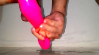 Anal fuck with toy